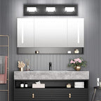 Ralbay Black Bathroom Vanity Lights 24inch Metal Acrylic LED Modern Bathroom - Image 3
