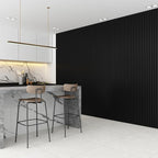 8-Pack WPC Wall Panels 108’’ x 6.1’’ 3D Slat Wall Panel Acoustic Wall Paneling - Image 4