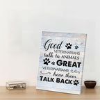 Funny Veterinarian Gifts Farmhouse Dog Canvas Wall Art Decor Veterinary Vet Gift - Image 6