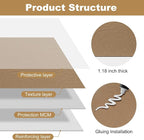 KASARO 3D Faux Stone Wall Panels, Modified Clay Material, Accent - Image 3