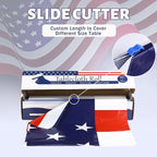 Kochorie 100 Ft x 54 Inch 4th of July Tablecloth Roll in Slide Cutter Box - Image 3