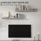 Marsmiles Wood Floating Shelves - Image 4