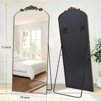 Dewfig Arched Full Length Mirror, Floor Mirror - Image 8