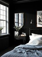 Orainege Black Wallpaper Peel and Stick Wallpaper 15.7"x196.8" Textured Contact - Image 5