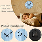 Wall Clock, Modern Wall Clocks Battery Operated, Silent Non Ticking Clock - Image 5