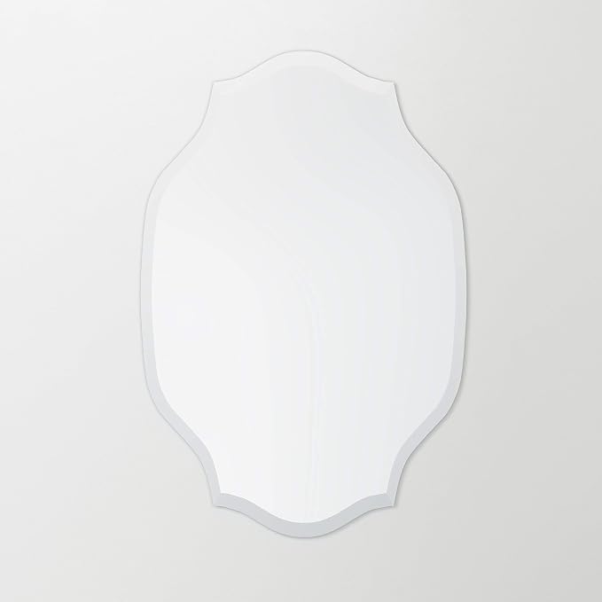 Better Bevel Frameless Oval Mirror | 24" x 36" Bathroom Wall Mirror w/Beveled - Image 3