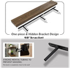 48 Inch Floating Shelves, 8-Inch Deep High-End Solid Wood Floating Shelves - Image 6