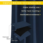 NICETOWN Bedroom Window Blackout Curtain Panel - Image 3