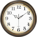 Yoiolclc Wall Clock Battery Operated Silent Non-Ticking Vintage Wall Clocks by YoiolclcWallClock