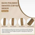 WallBeyond Round Wood Mirror - Image 6