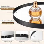 NEWBULIG 28-Inch Round Wall Mirror, Bathroom Wall Circle Mirror - Image 4