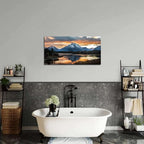 Grand Teton Mountain Wall Art National Park Posters Sunset Oxbow Bend Scenery - Image 6