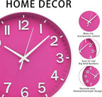 HZDHCLH Wall Clocks Battery Operated 12 inch Silent Non Ticking Modern Wall - Image 5