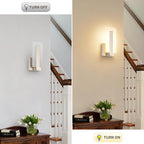 Joosenhouse Modern LED Wall Sconce Set of 2, Hardwired 3000K Warm White Light - Image 6