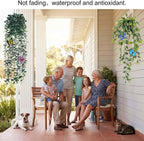 3 Pack Fake Plants with 6 Butterflies - Image 5