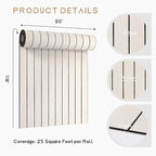 VEELIKE Wide White Oak Wood Slat Wall Panels Peel and Stick 3D Wood Panel - Image 8