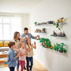 LRANFOW 12 Wall Display Shelf for Lego Building Bricks, 4x5 inch Dual-Sided - Image 7