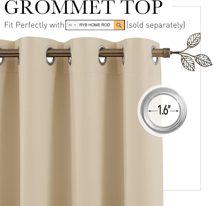 RYB HOME Blackout Vertical Blind - Image 2