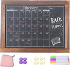 KOOLDE Chalkboard Calendar Magnetic Board Monthly Planning Board by KOOLDE