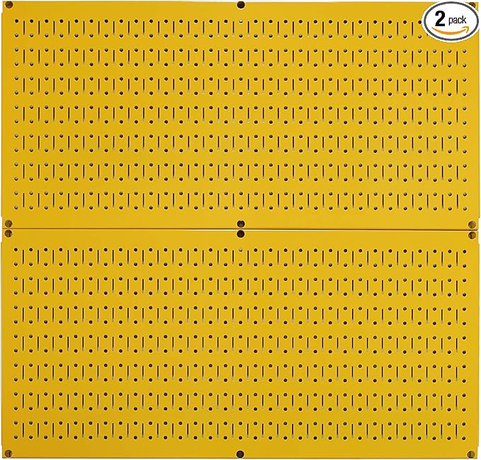 Wall Control Pegboard Rack Horizontal Metal Pegboard Garage Tool Storage Pack by Wall+Control