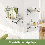 Heimlove 12 Inch Deep Floating Shelves - Image 6