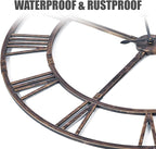 60 Inch Large Wall Clock for Living Room Decor – Easy-Assembly Silent - Image 3