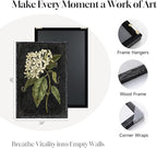 Vintage Framed Hydrangea Floral Wall Art - Image 6