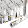 Marble Peel and Stick Waterproof Wall Paneling, Covers 38.75 Sq. Ft. by premiumqualitypeelandsticktile