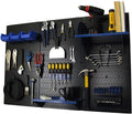 Wall Control Pegboard Organizer 4 ft. Metal Pegboard Standard Tool Storage Kit by Wall+Control