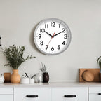 DAXSMY Wall Clock Modern Battery Operated 10 Inch Simpel Silent Non Ticking - Image 5
