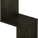 Furinno Rossi Wall Mount Floating Corner Shelf, 5-Tier Square - Image 7