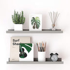 Floating Shelves for Wall Decor, Long Wall Mounted Storage Shelf for Bedroom by Unknown