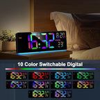XREXS 16.3" Bluetooth Large Digital Wall Clock - Image 3