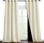 NICETOWN Thermal Insulated 100% Blackout Curtains, Noise Reducing Performance by NICETOWN
