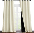 NICETOWN Cold Reducing Curtains, Thermal Insulated 100% Blackout Curtains by NICETOWN