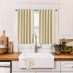 RYB HOME 100% Blackout Short Curtains by RYBHOME