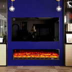 VEELIKE Royal Blue Velvet Fabric Wallpaper Peel and Stick Blue Felt Liner - Image 5