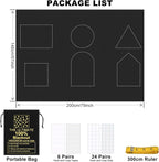 RUseeN Portable Blackout Shades Window Curtains, 100% Blackout Material - Image 3
