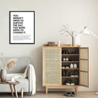 You Were Hired to Change It Motivational Wall Art Empowering Quote canvas wall - Image 7