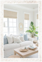 Tanmicoshomy White Shell Framed Rectangular Mirrors - Image 8