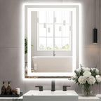 Sweetcrispy 28"x36" Smart Anti-Fog LED Bathroom Mirror by Sweetcrispy
