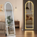 Koonmi LED Arched Full Length Mirror, Lighted Floor Mirrors by KOONMI