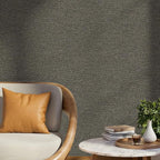 Blended Brown Peel and Stick Wallpaper Slight Velvety Feeling Woven Fabric - Image 6