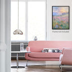 rumlud Pastel Nature Floral Poster Vintage French Country Landscape Wall Art - Image 5