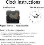 White Small Wall Clocks Battery Operated Marble Analog Clock - Image 6