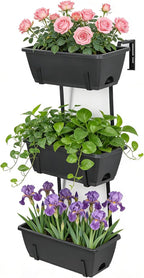 OYEAL Railing Planter Box Outdoor Deck Railing Planter Boxes Window Boxes - Image 3