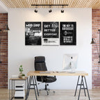 KAWAHONE Motivational Success Canvas Wall Art - Image 2