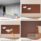 3D Wall Panels - 4PCS 47.2"x23.6" Faux Stone Wall Covering - MCM Modified Clay - Image 5