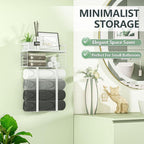 Towel Racks for Bathroom, Bathroom Shelf Over Toilet, Floating Shelves - Image 7