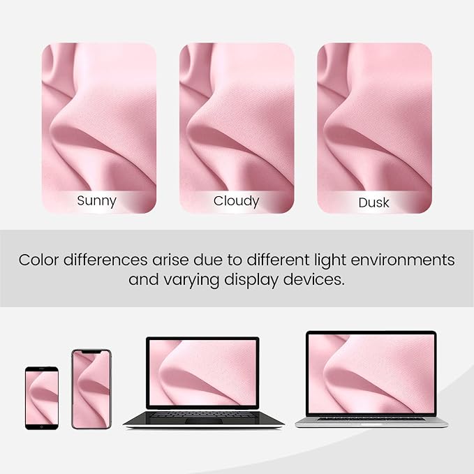 Baby Girl Pink Bedroom Decor Curtains 2 Panels Set - Image 7